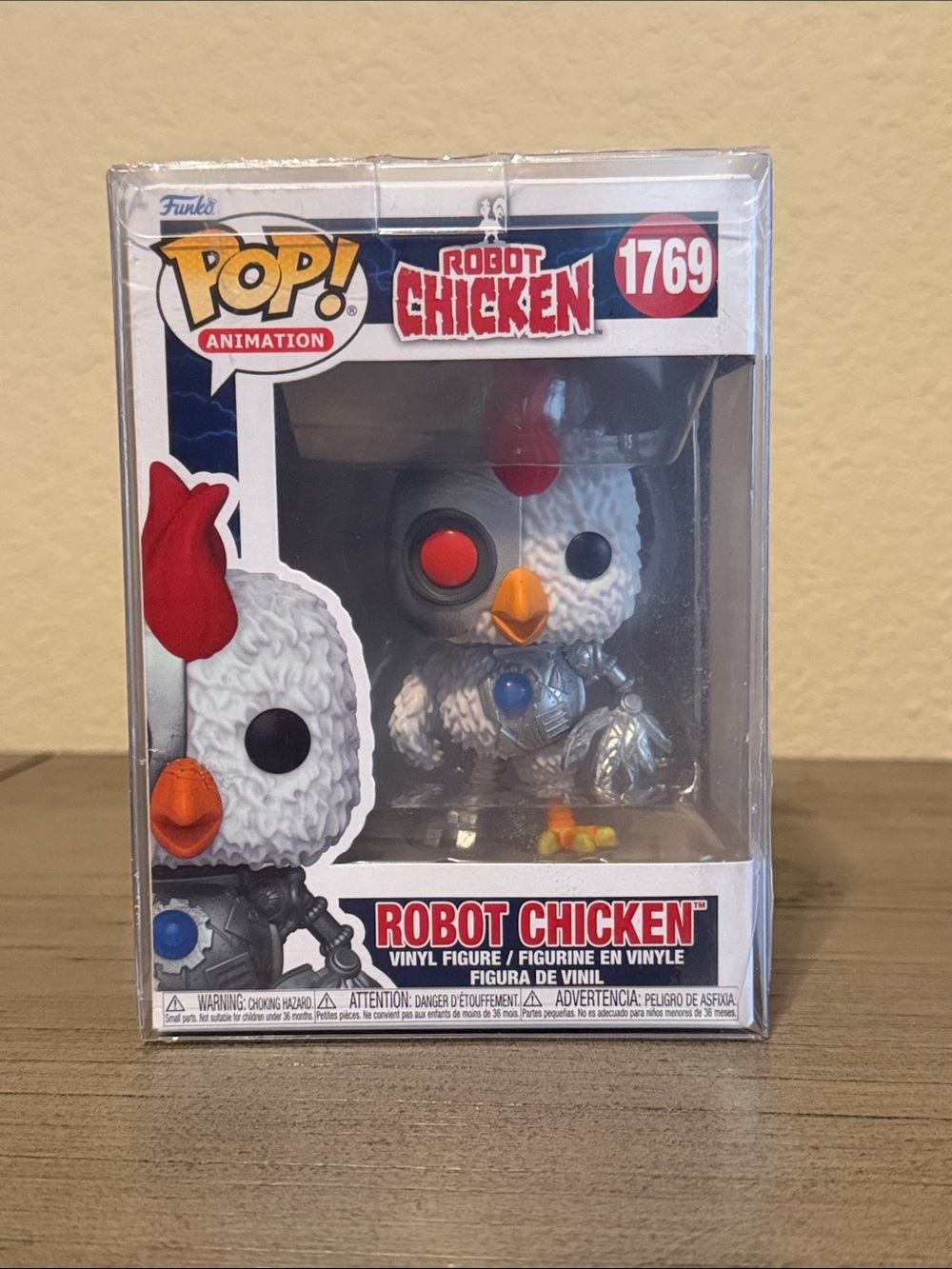Funko Robot Chicken Pop! Vinyl Figure - White, Red & Orange